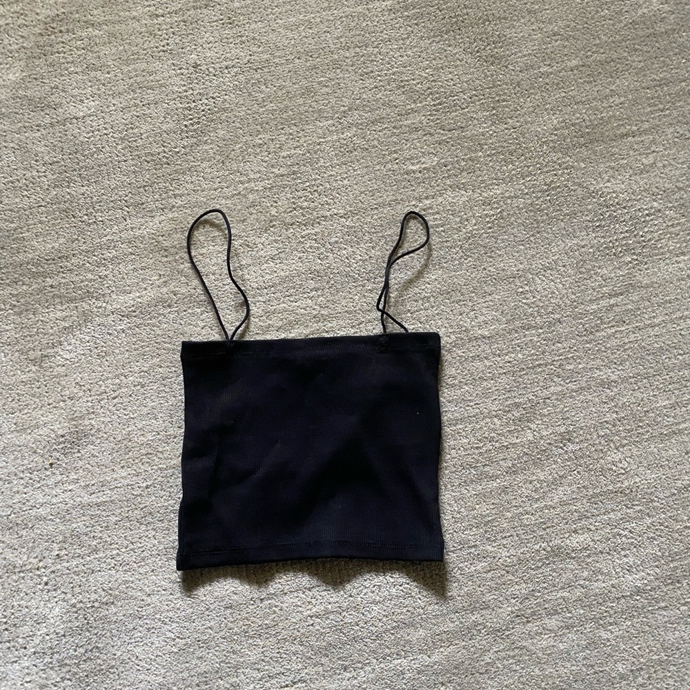 Zara black tank top